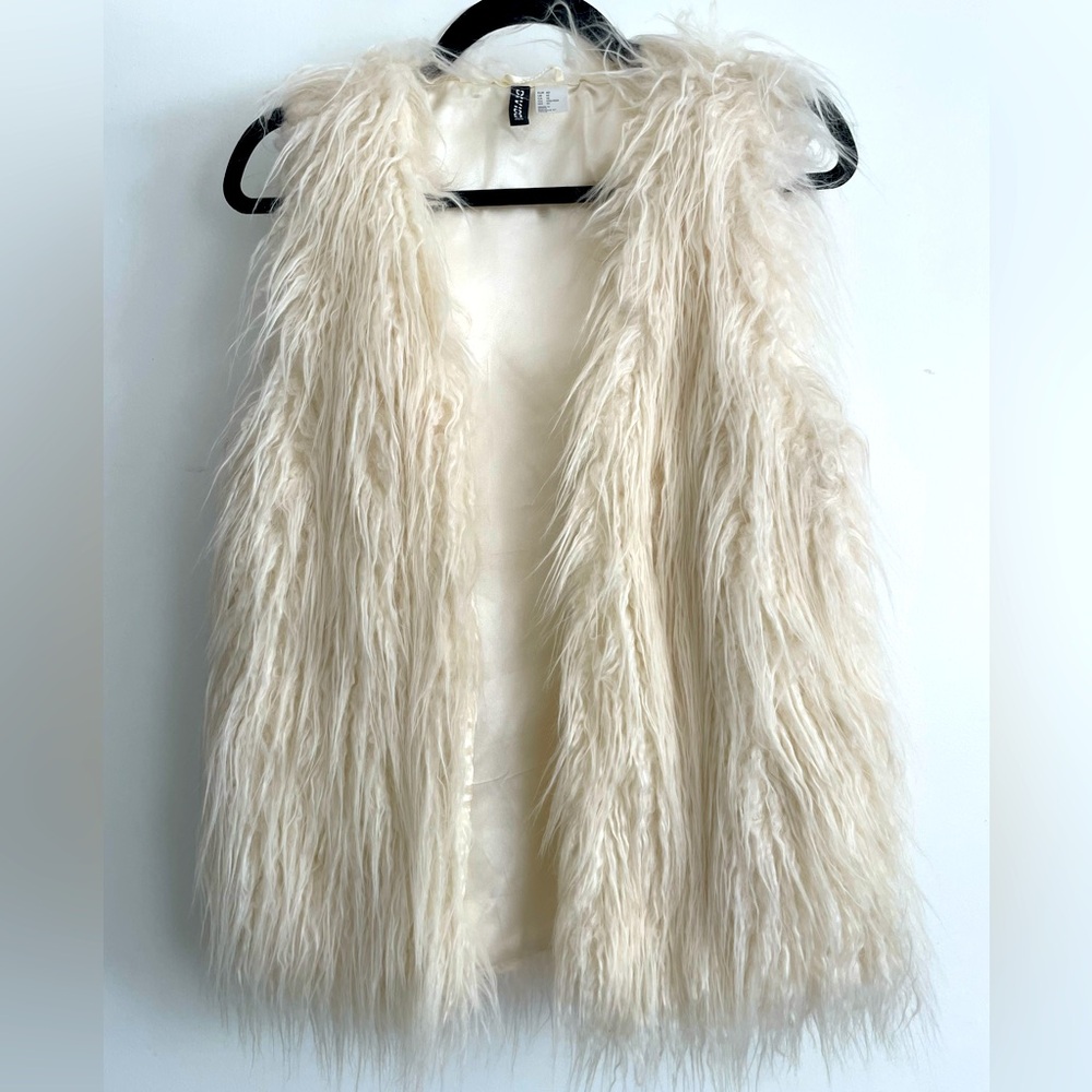 Faux fur vest